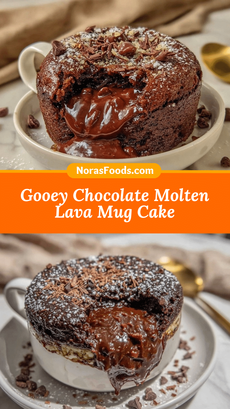 gooey chocolate molten lava mug cake recipe