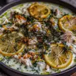 Greek lemon chicken soup - featured image