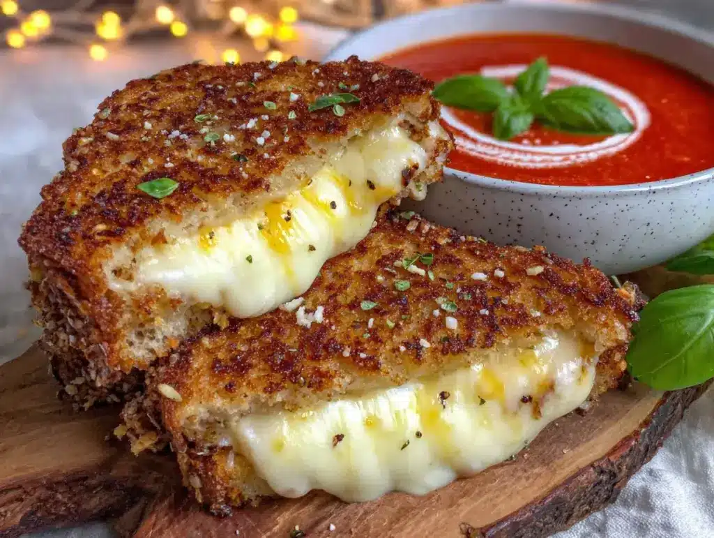 grilled cheese with tomato soup - featured image