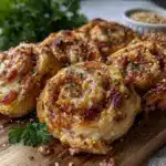 ham and cheese pinwheels - featured image