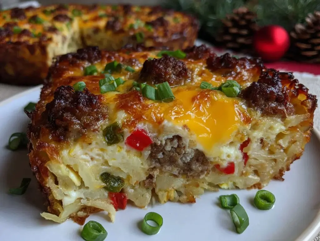 hash brown breakfast casserole - featured image