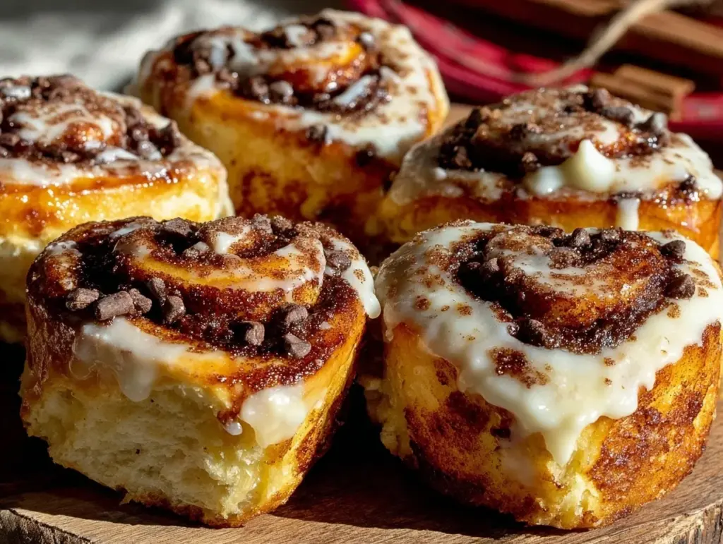 heart shaped cinnamon rolls - featured image