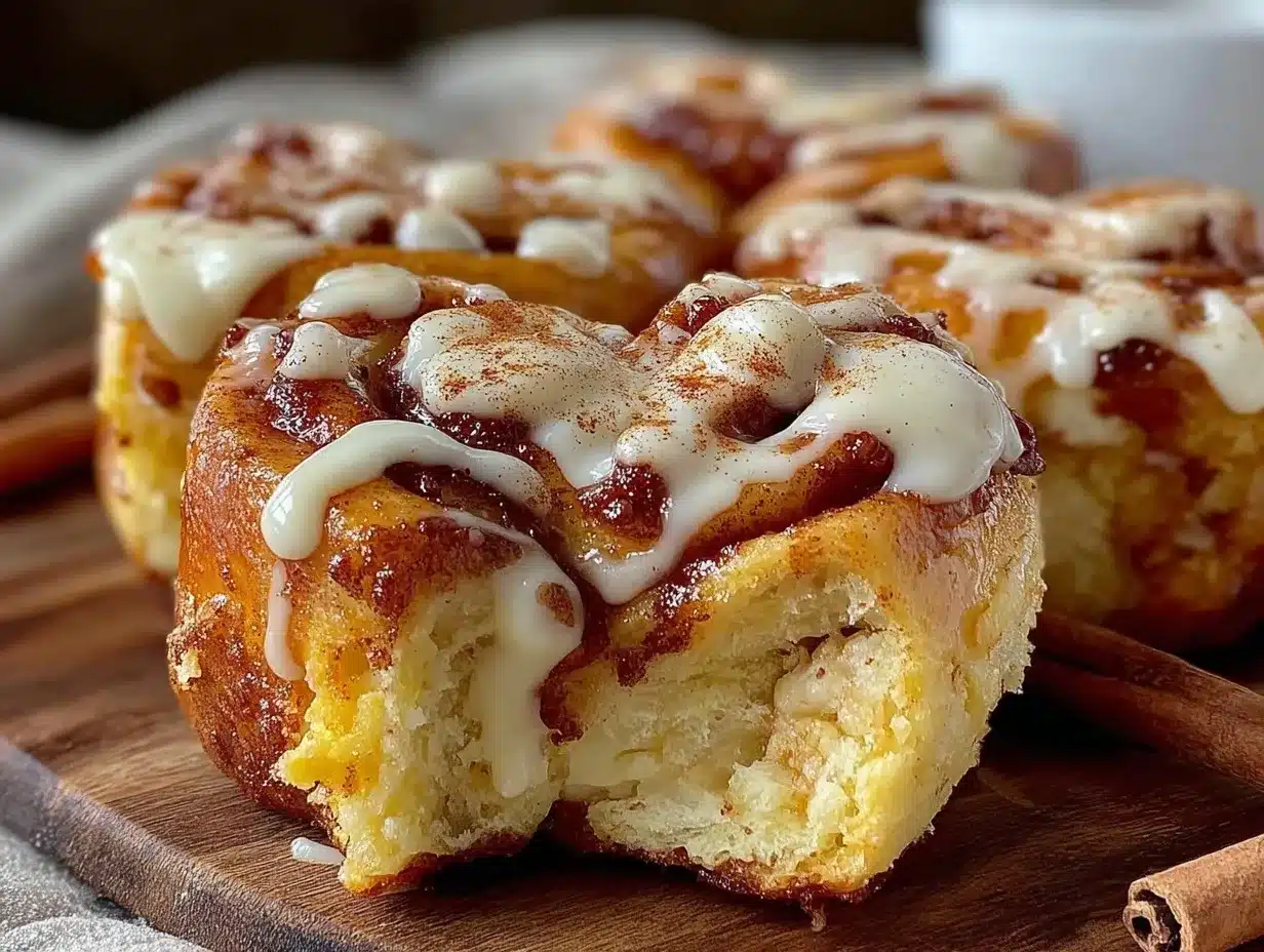 heart shaped cinnamon rolls preparation steps