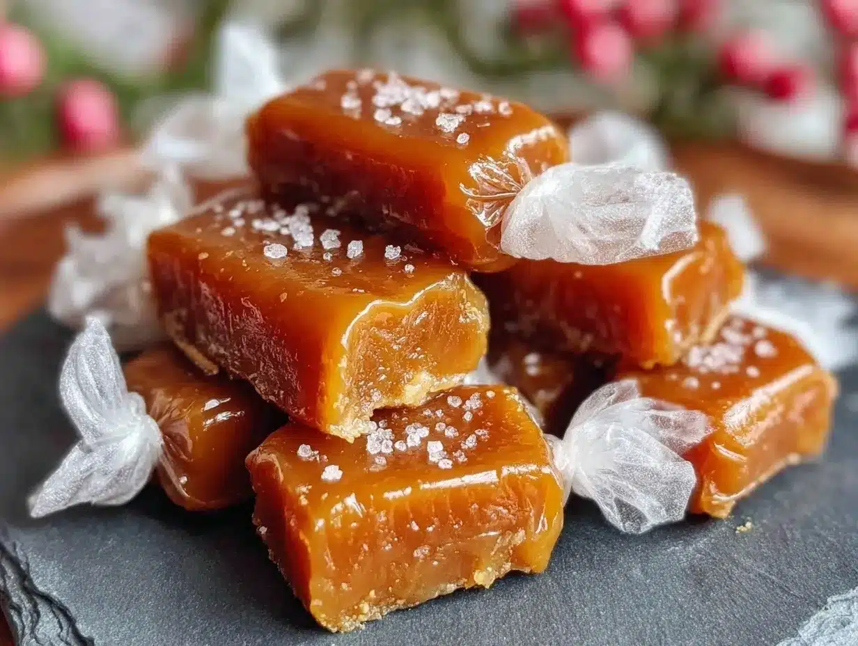 homemade caramels preparation steps