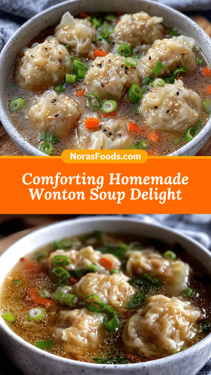 homemade wonton soup recipe