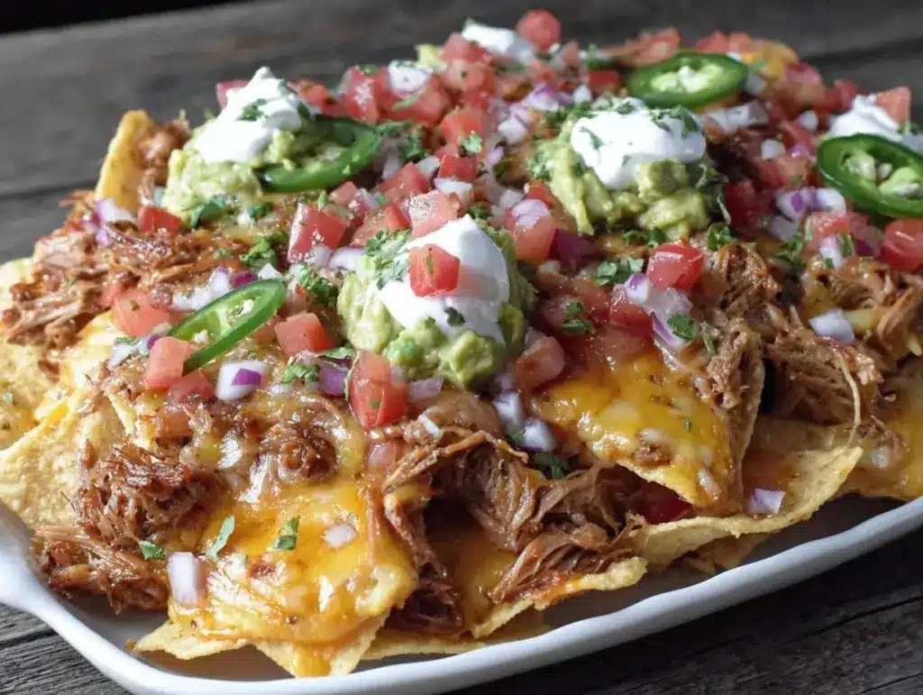Instant Pot Carnitas Nachos - featured image