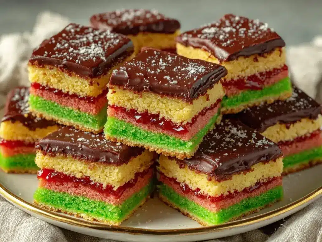 Italian rainbow cookies - featured image