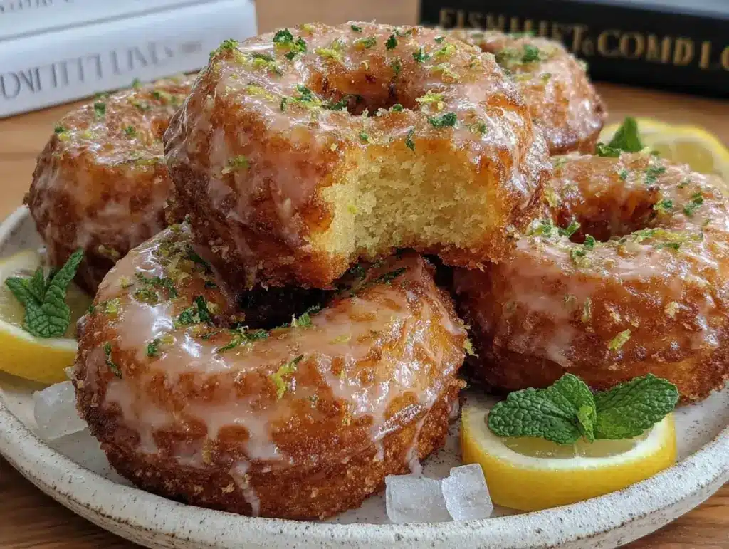 lemon donuts recipe - featured image