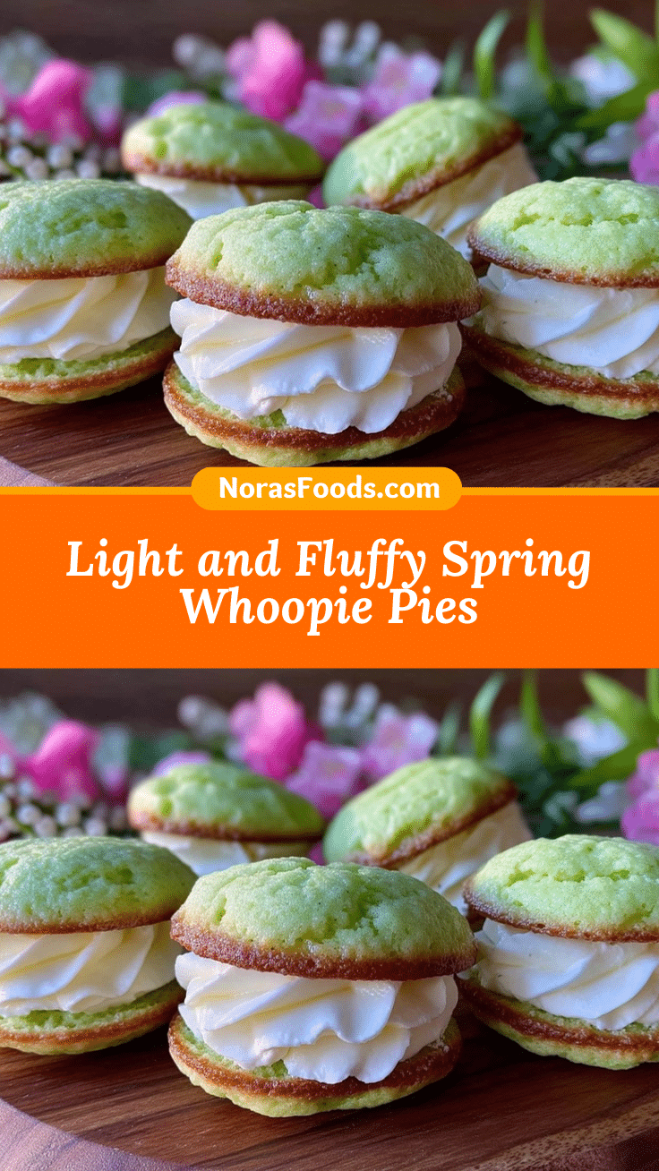 Light and Fluffy Spring Whoopie Pies recipe