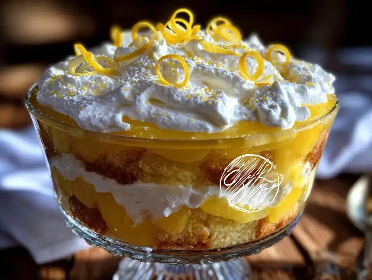 light lemon trifle preparation steps