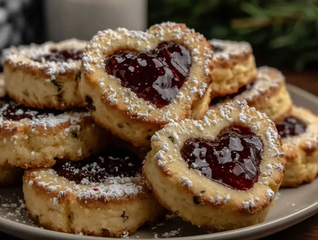 Linzer cookies - featured image