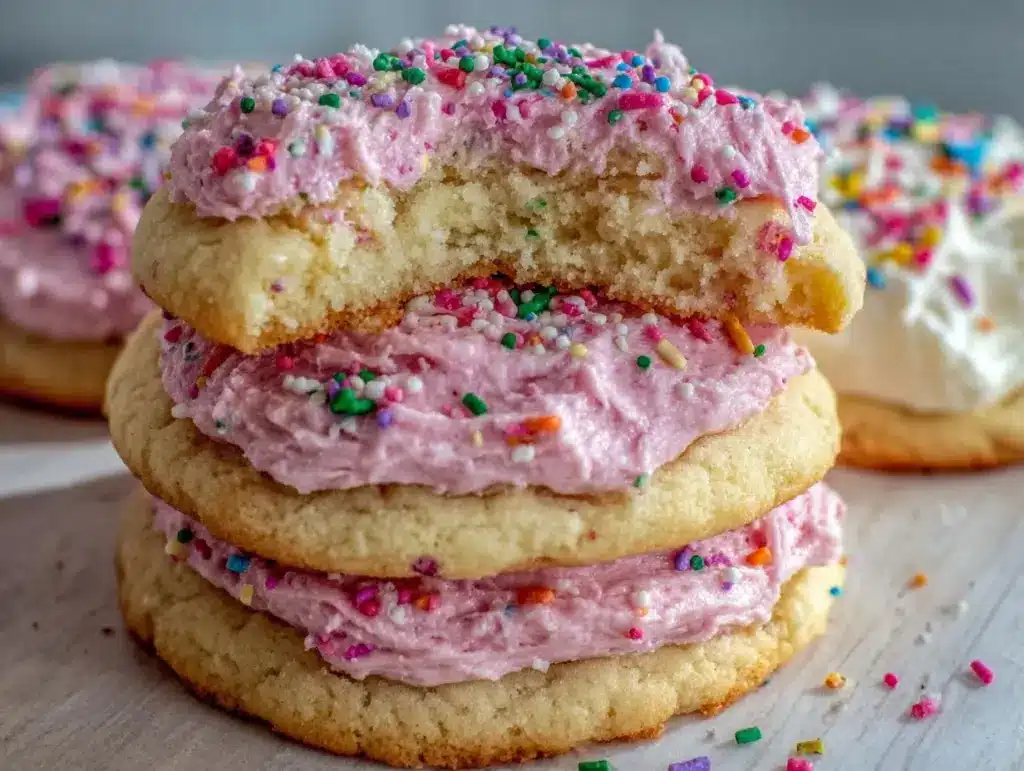 Lofthouse style soft frosted sugar cookies - featured image