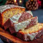 moist creamy eggnog pound cake - featured image