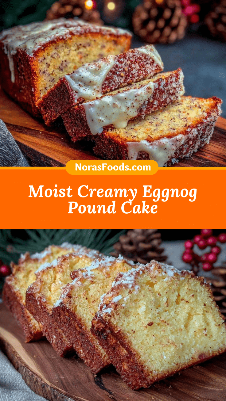 moist creamy eggnog pound cake recipe