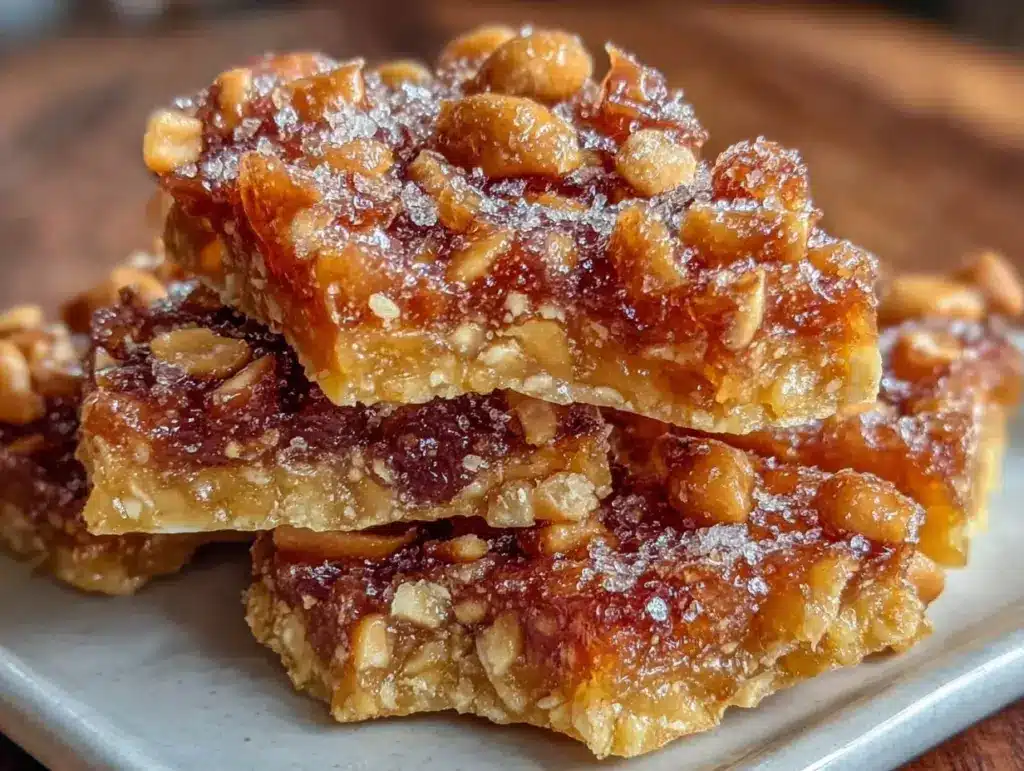 old fashioned peanut brittle - featured image