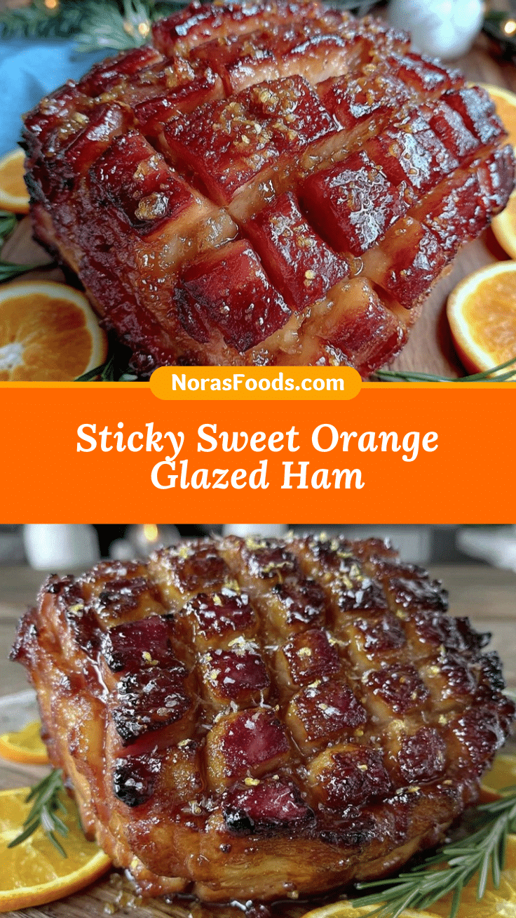 orange glazed ham recipe