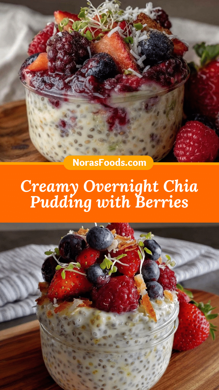 overnight chia pudding with berries recipe