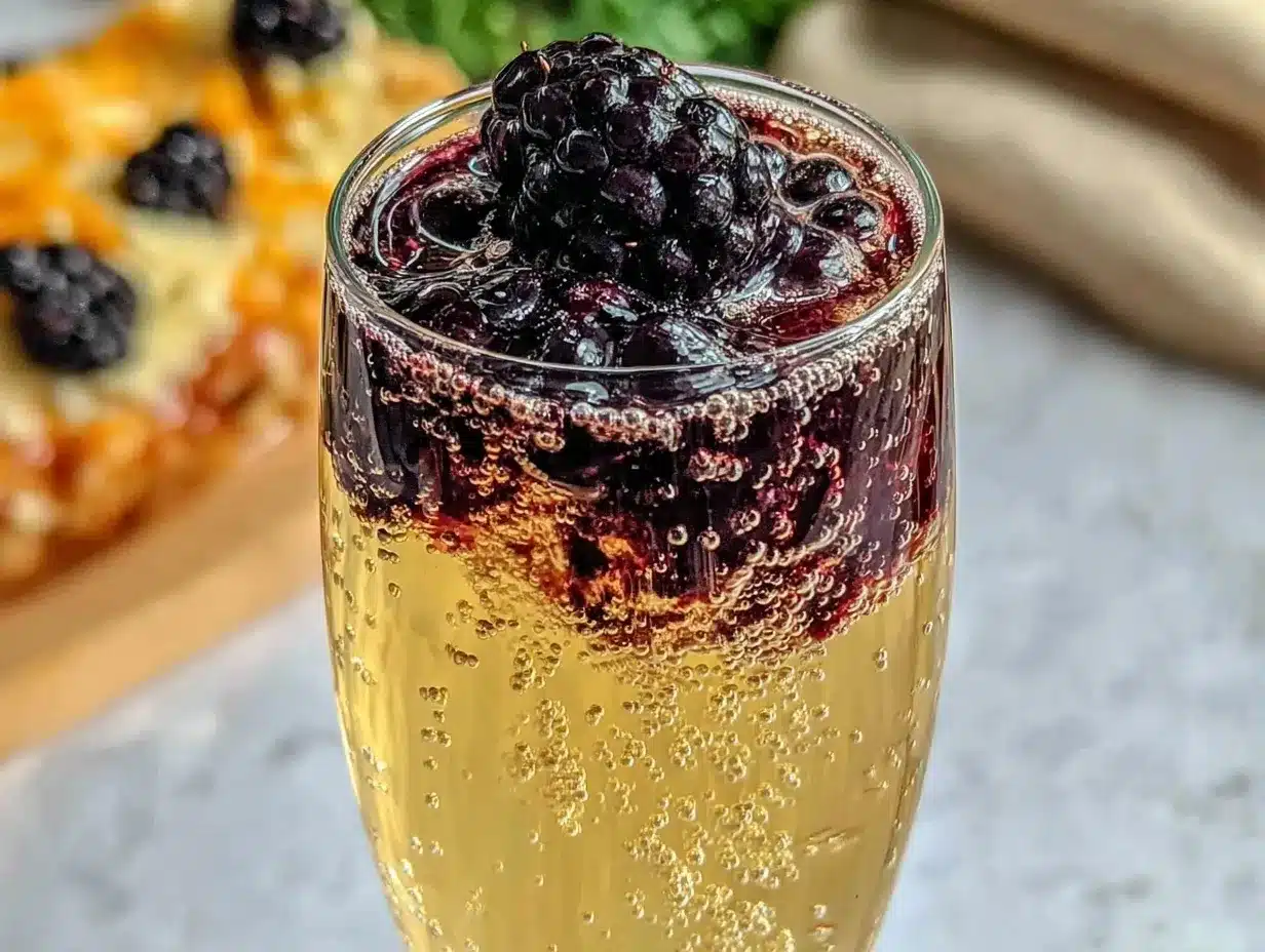 perfect kir royale cocktail preparation steps