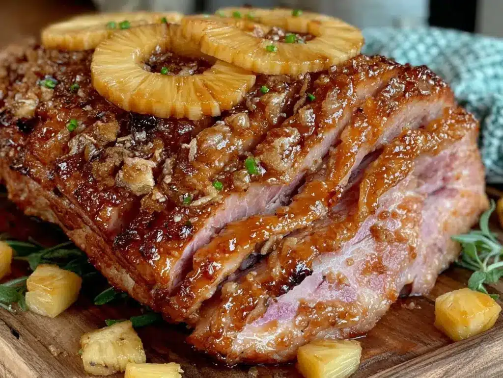 pineapple ham recipe - featured image