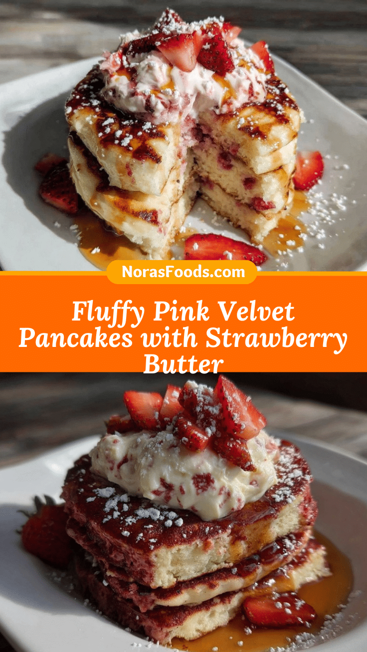 pink velvet pancakes recipe