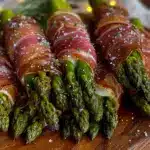 prosciutto wrapped asparagus - featured image