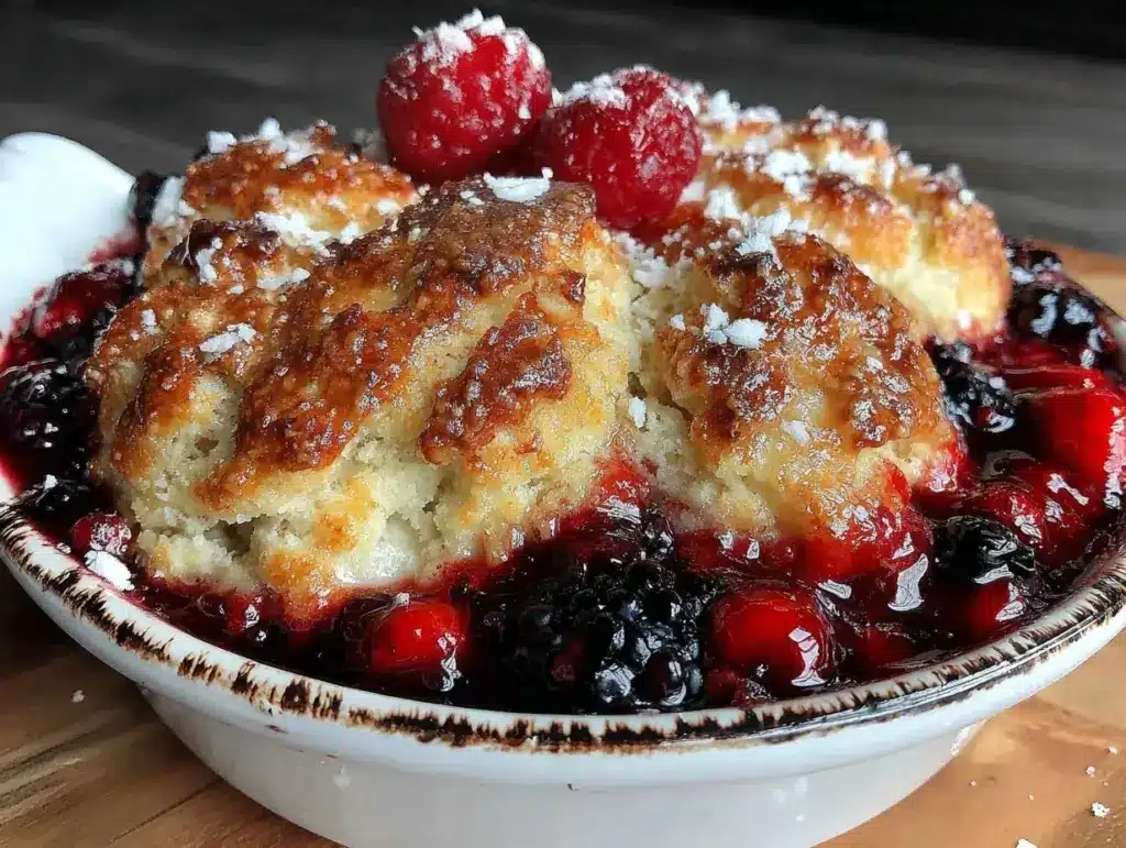 quick easy fruit cobbler bliss - featured image