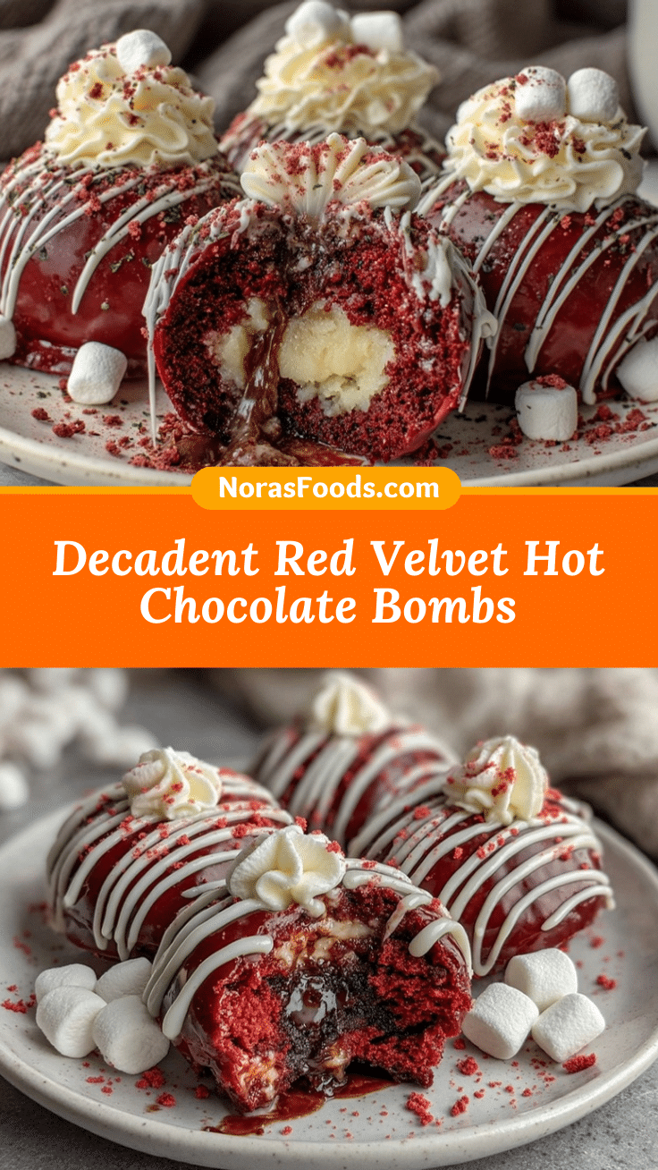 red velvet hot chocolate bombs recipe