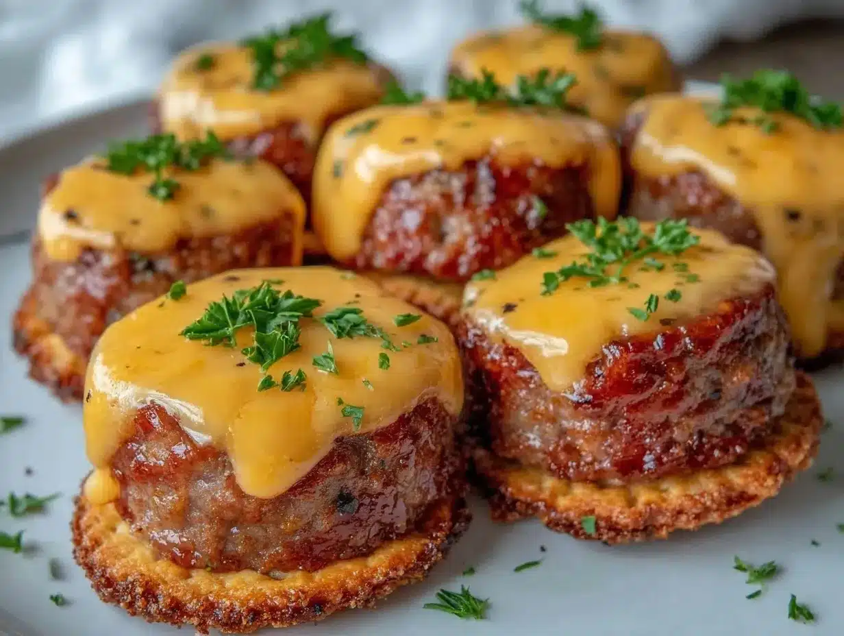 Ritz Cracker Sausage Bites preparation steps