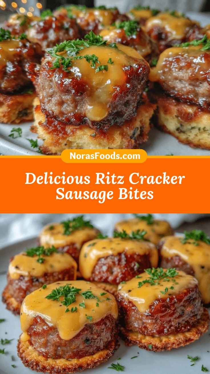 Ritz Cracker Sausage Bites recipe