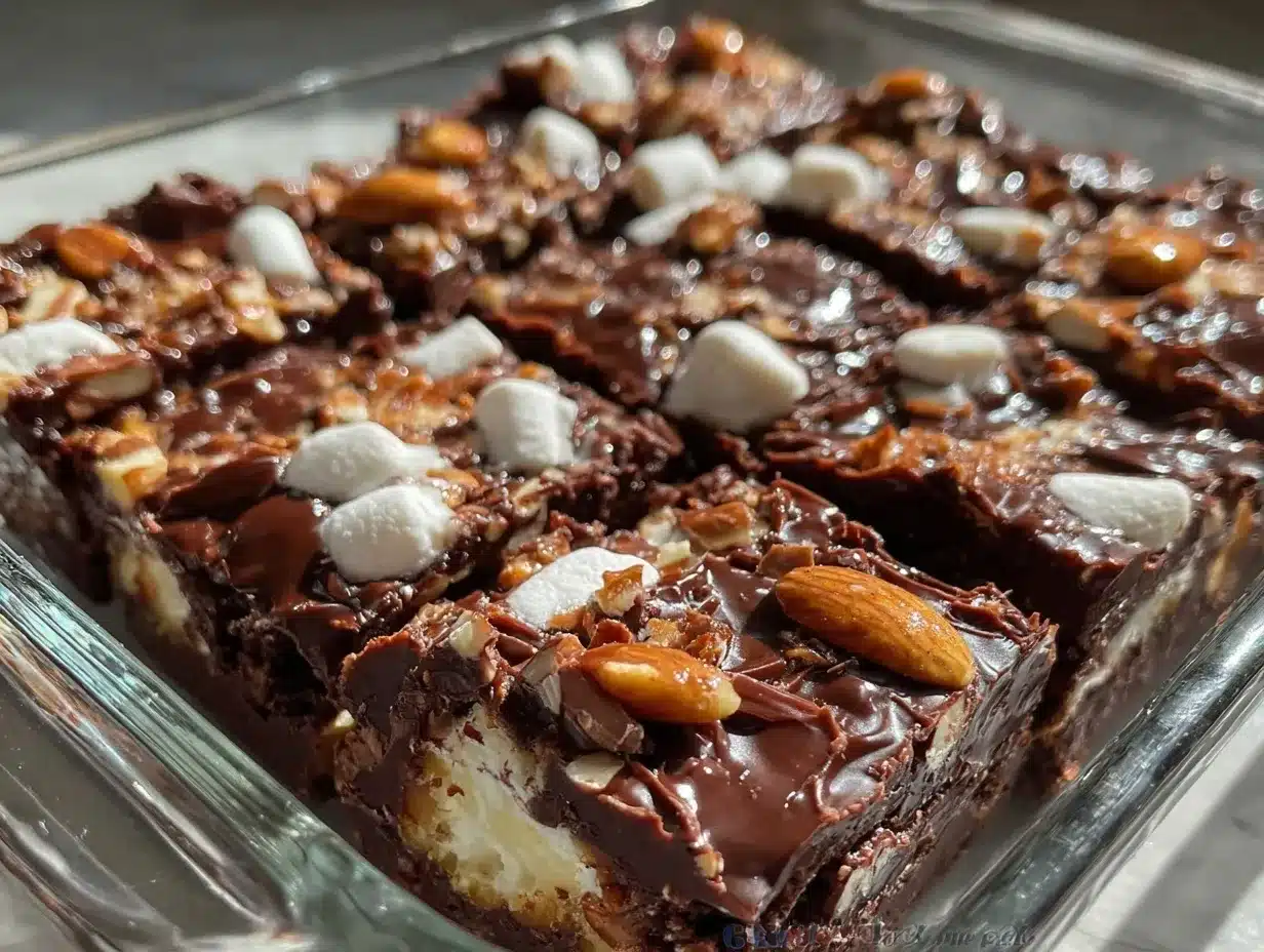 Rocky Road Fudge preparation steps