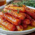 savory honey carrots - featured image