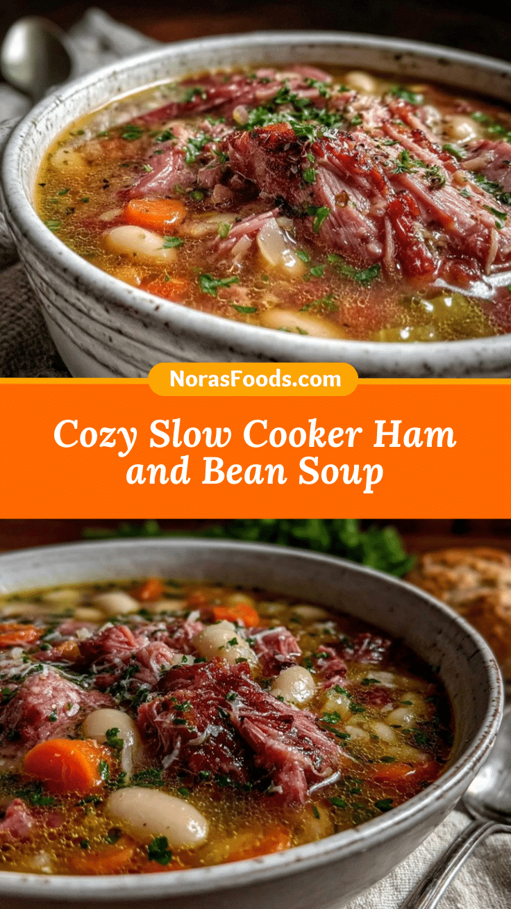 slow cooker ham and bean soup recipe