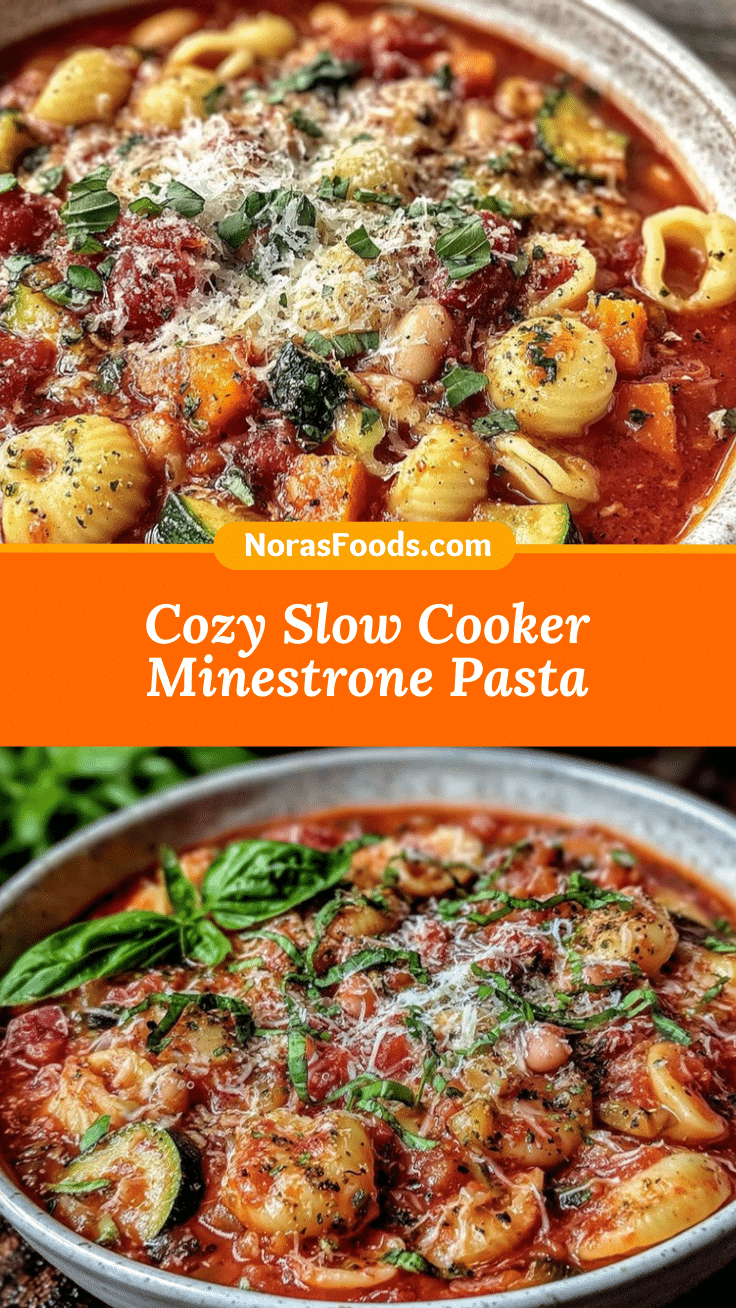 slow cooker minestrone with pasta recipe