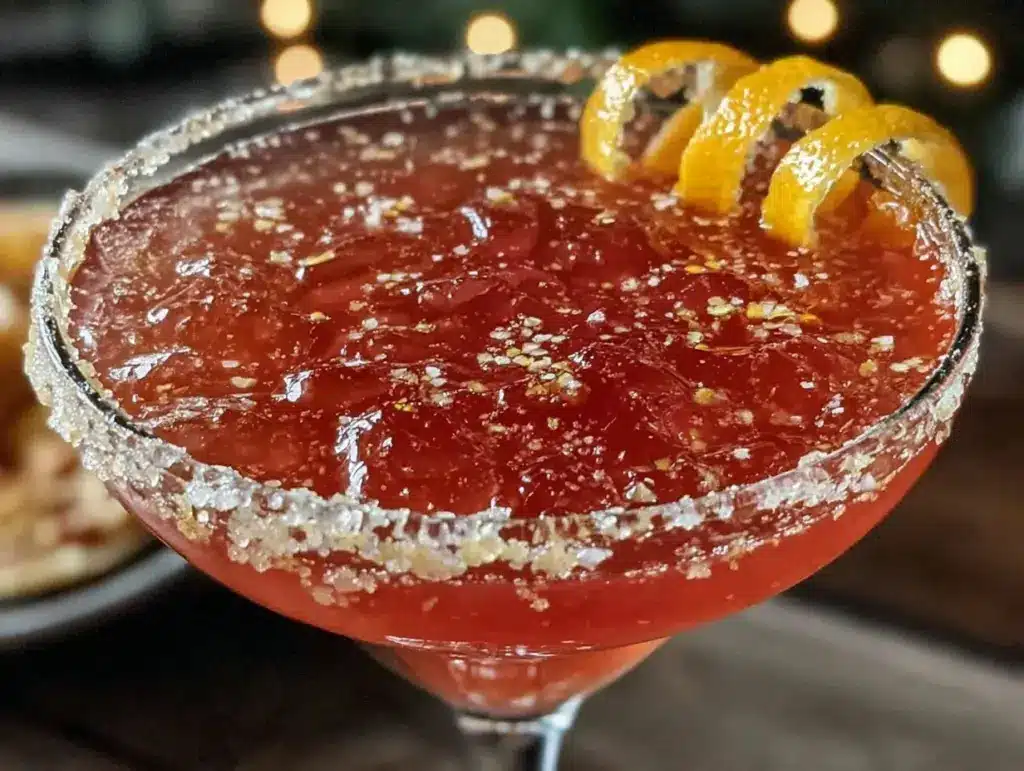 sparkling cosmopolitan cocktail - featured image