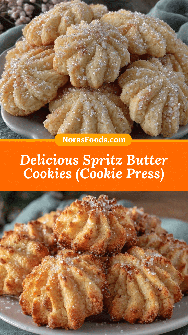 spritz butter cookies recipe