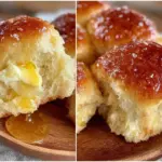 tender dinner rolls with sweet honey butter - featured image