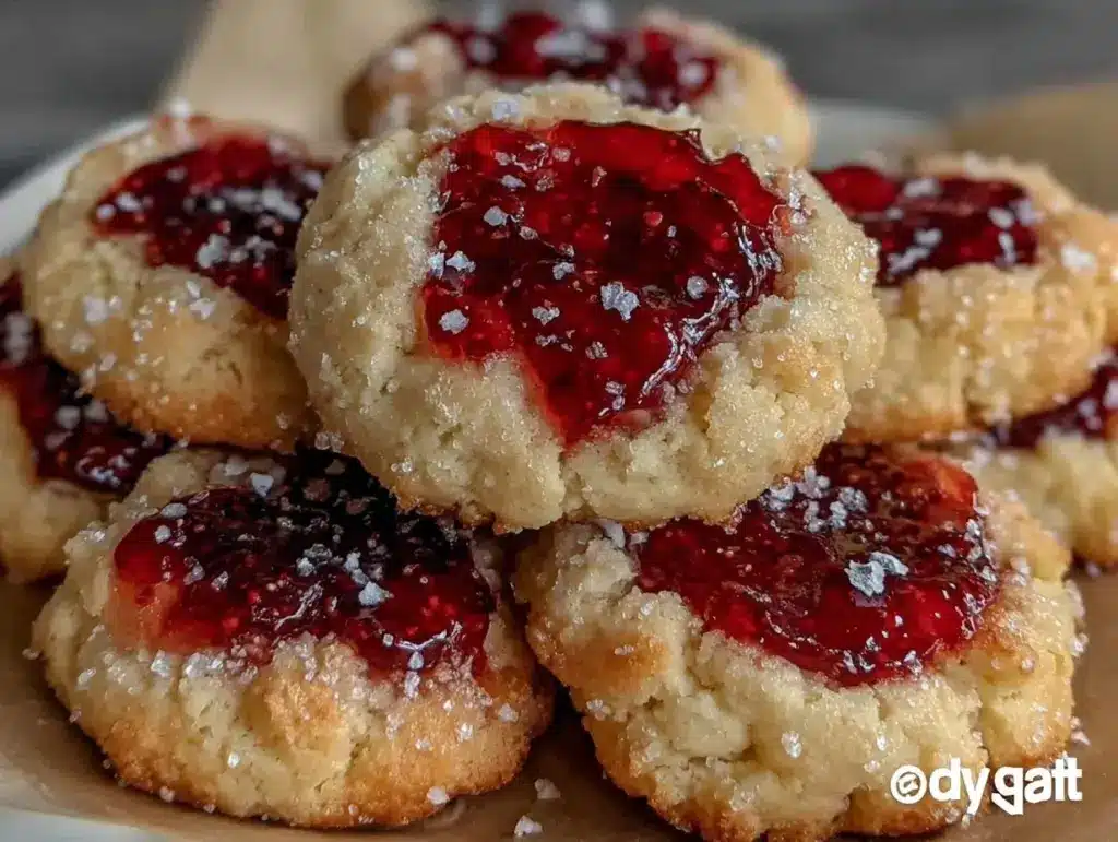 thumbprint cookies - featured image