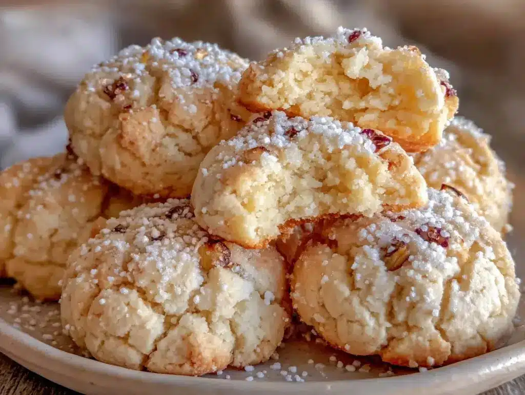 whipped shortbread cookies - featured image