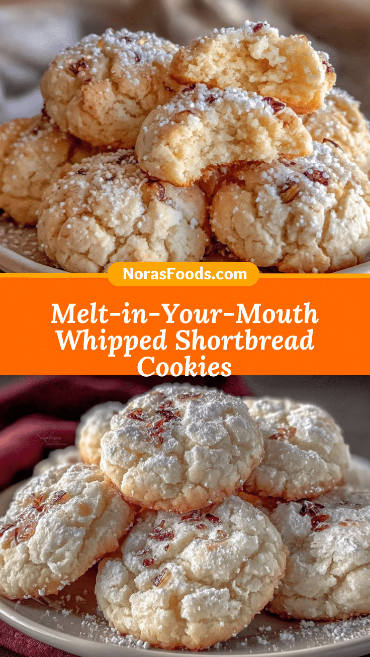 whipped shortbread cookies recipe