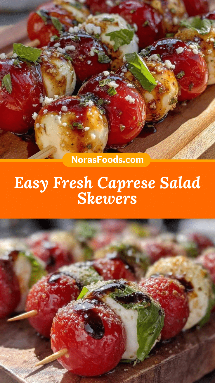 Caprese Salad Skewers recipe
