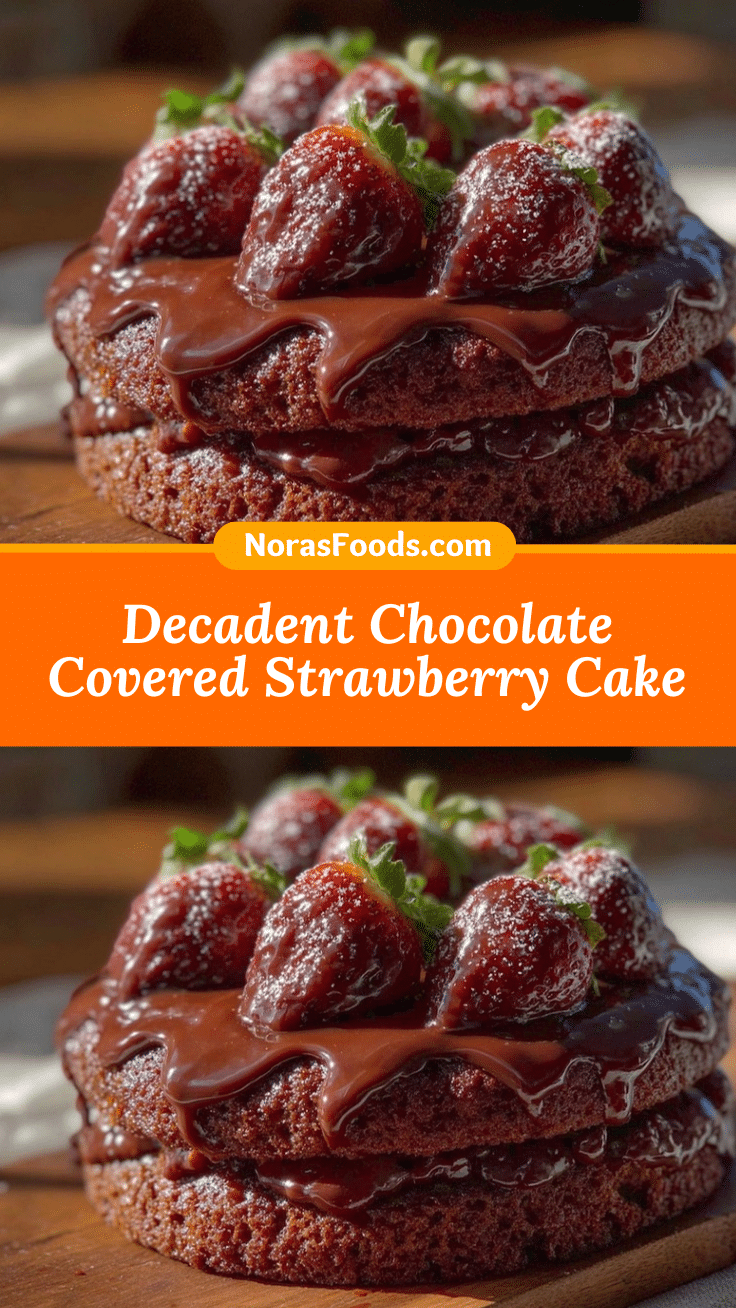chocolate covered strawberry cake recipe