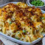 comforting tuna noodle casserole - featured image