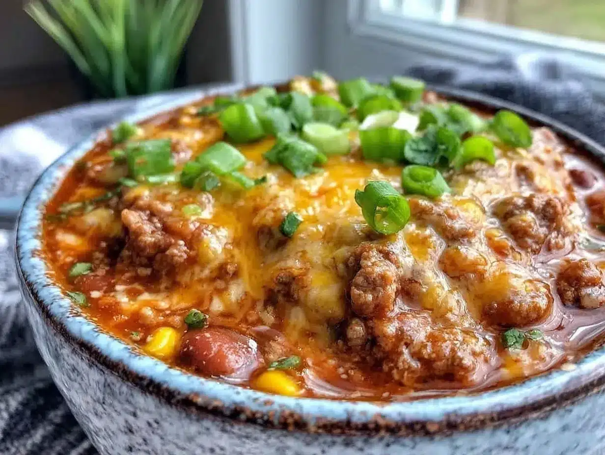 cozy crockpot taco soup with ranch seasoning preparation steps