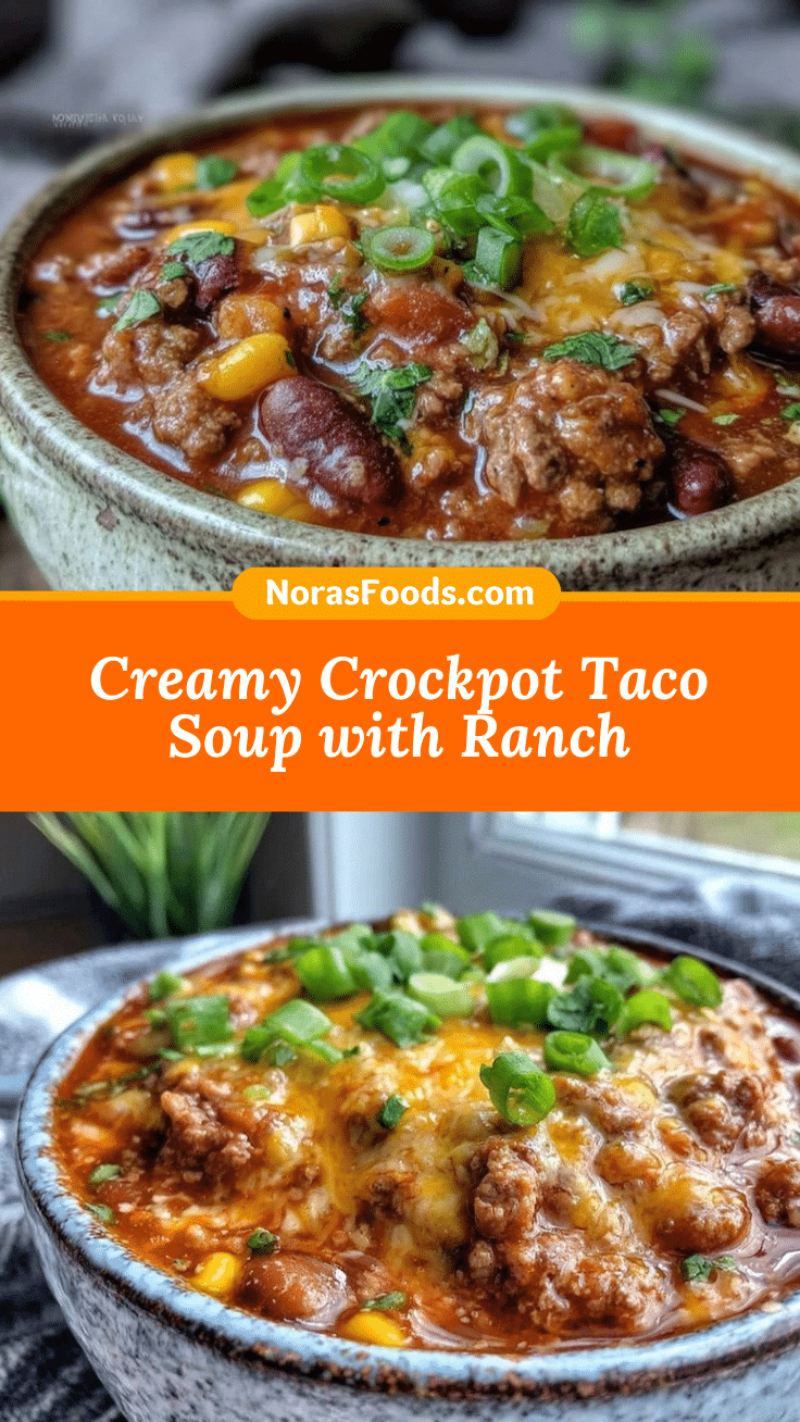 cozy crockpot taco soup with ranch seasoning recipe