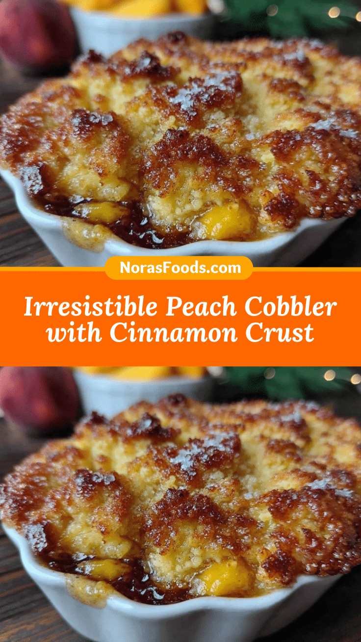 cozy peach cobbler recipe