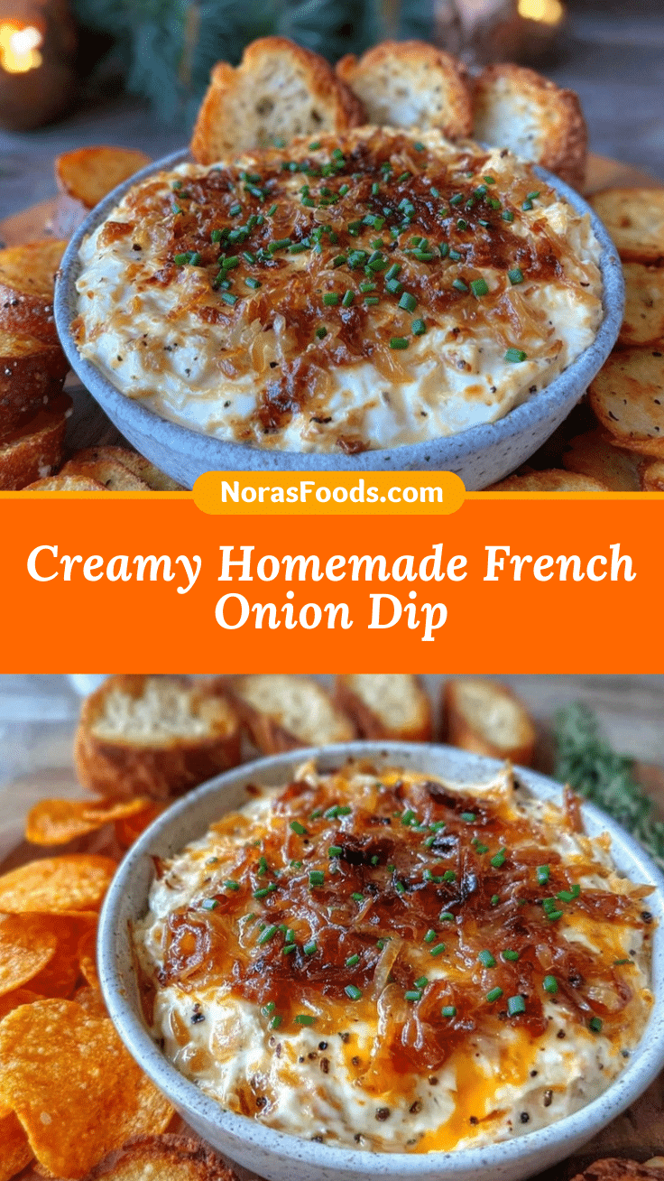 creamy French onion dip recipe