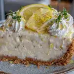 creamy frozen lemonade pie - featured image