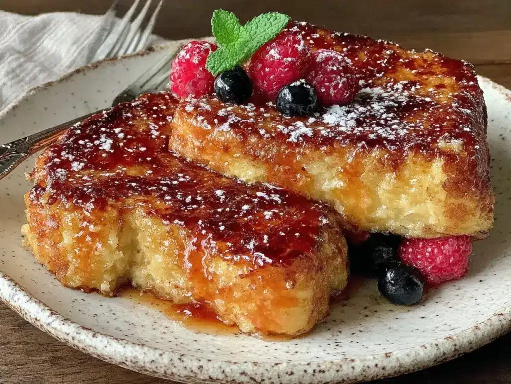 crème brûlée French toast - featured image