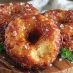crispy air fryer donuts - featured image
