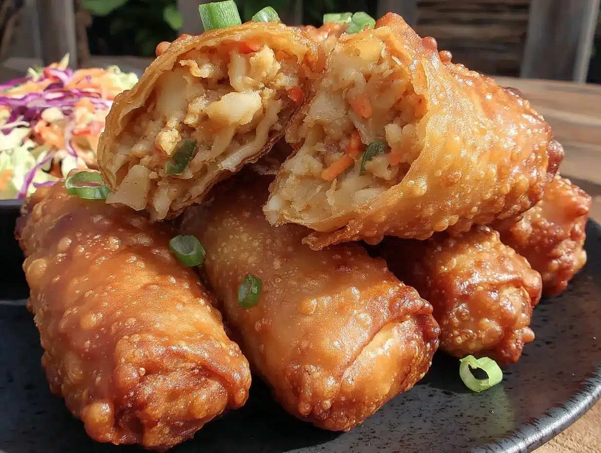 crispy air fryer egg rolls preparation steps